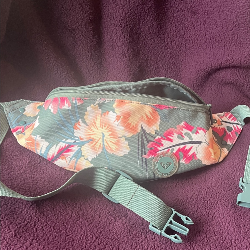 Floral Green Belt Bag